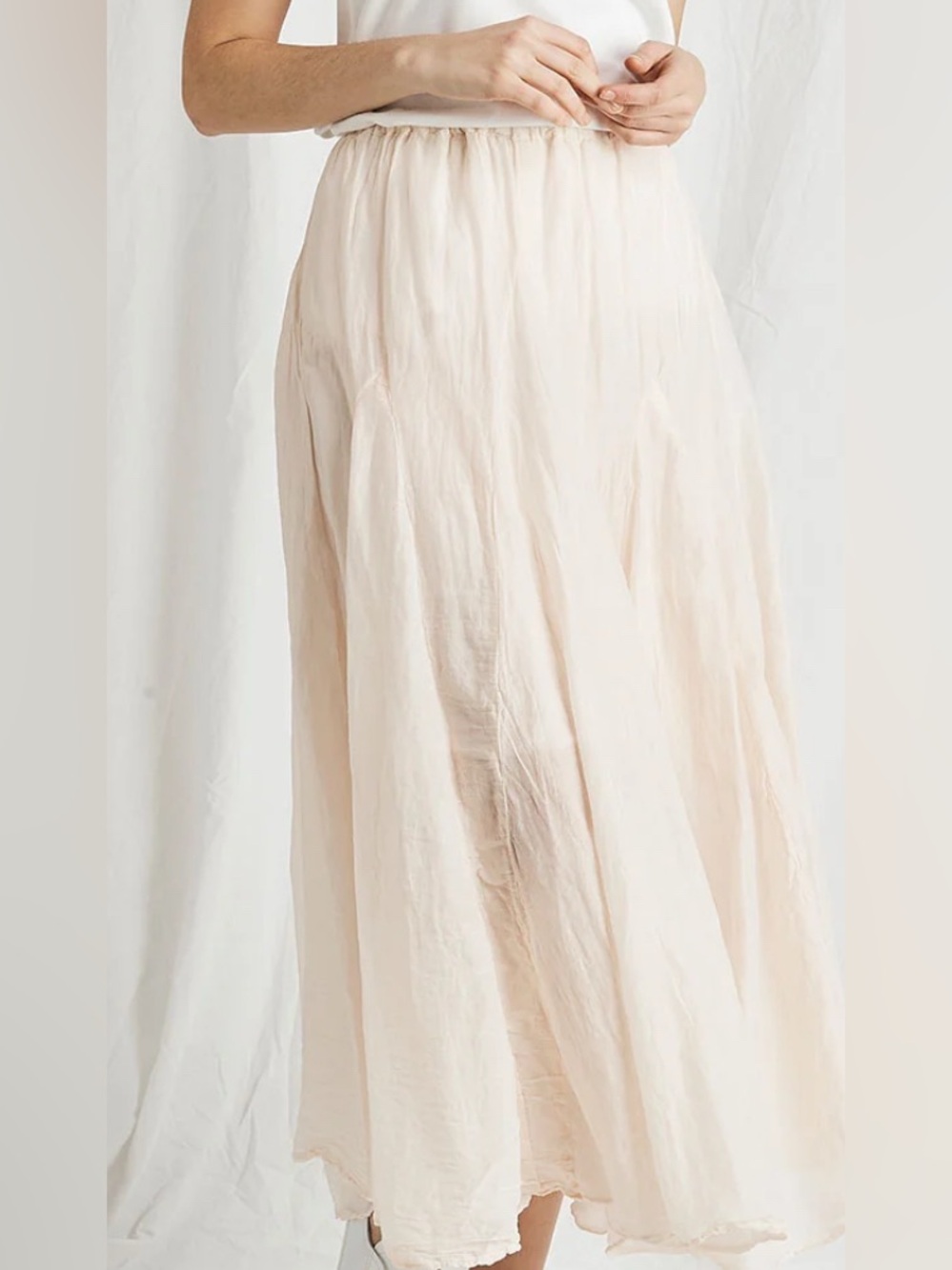 CP Shades Lily Cotton Silk Maxi Skirt - Picture 16 of 16
